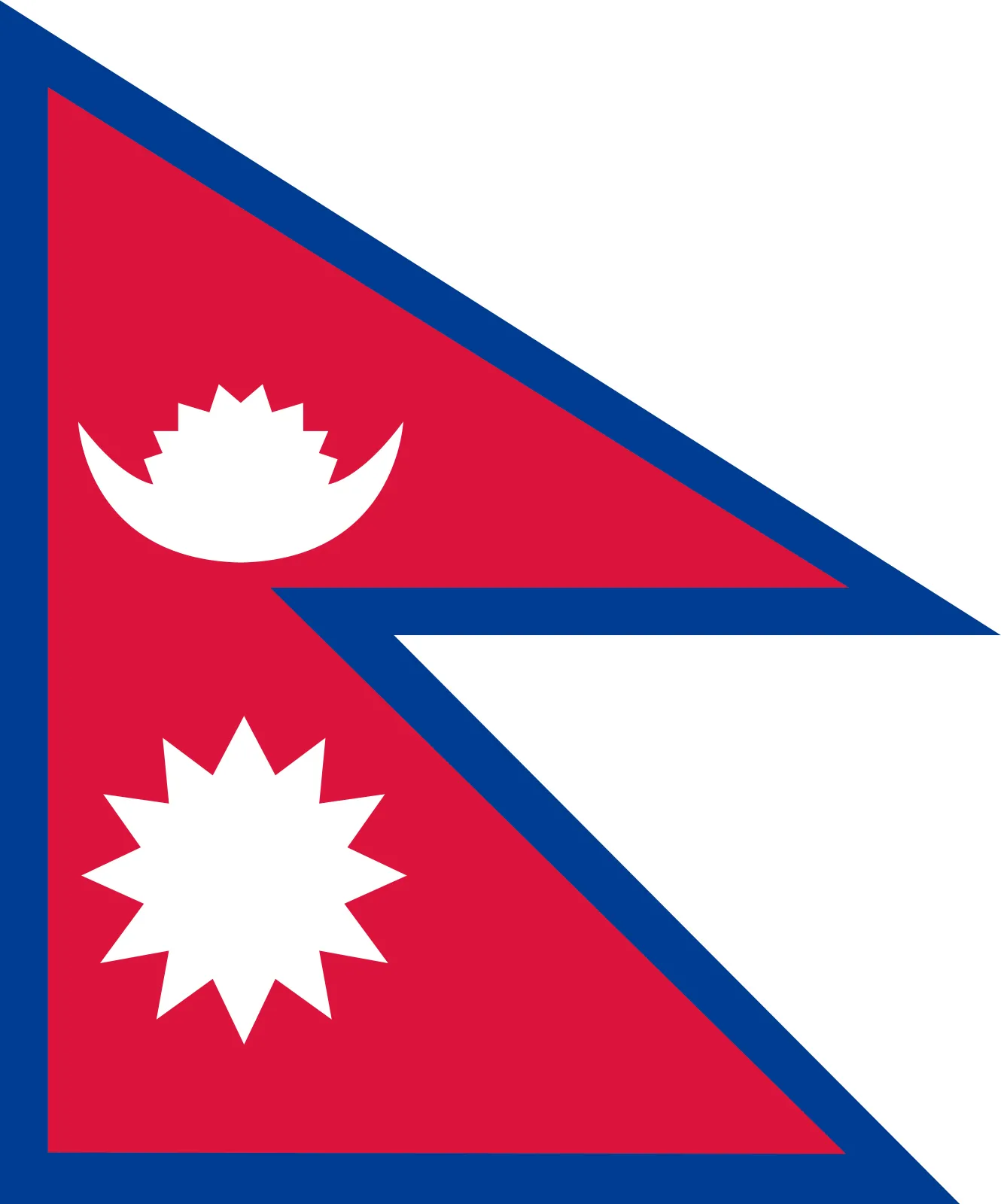 Nepal Flag Background